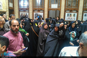 بازدید زائران ایرانی و غیر ایرانی عتبات از بیت حضرت امام در نجف