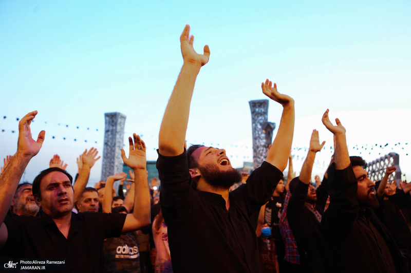 مراسم شهادت امام جعفر صادق (ع) در میدان امام حسین (ع)