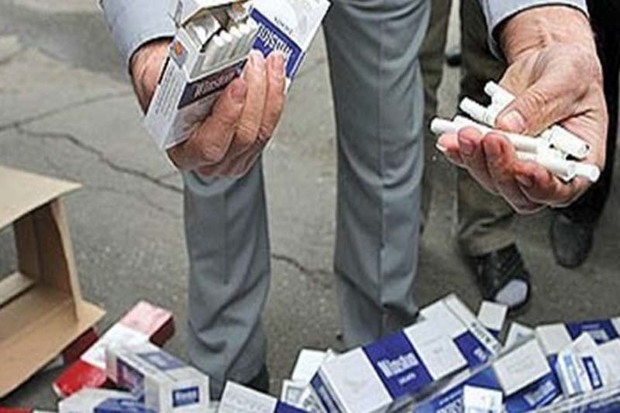 قاچاقچی سیگار در قزوین 670 میلیون ریال جریمه شد