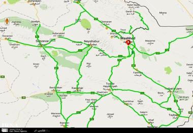 مبادی ورودی مشهد دارای ترافیک پرحجم است