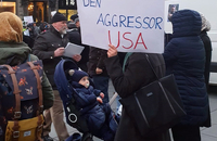 مراسم بزرگداشت حاج قاسم سلیمانی و همرزمانش در مرکز شهر وین