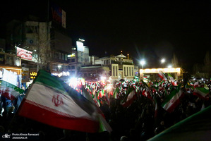تجمع مردمی در میدان تجریش تهران