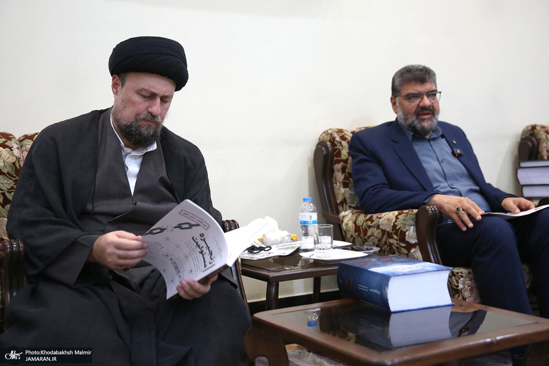 دیدار جمعی از حقوقدانان کشور پاکستان با آیت الله سید حسن خمینی