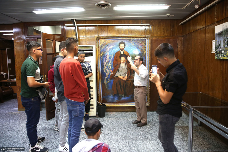 بازدید دانش آموزان شرکت کننده در پنجمین اجلاس بین المللی همبستگی با کودکان و نوجوانان فلسطینی از جماران