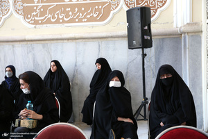 مراسم سالگرد مادر حجت الاسلام و المسلمین ساعدی در حرم امام خمینی‎ (س)