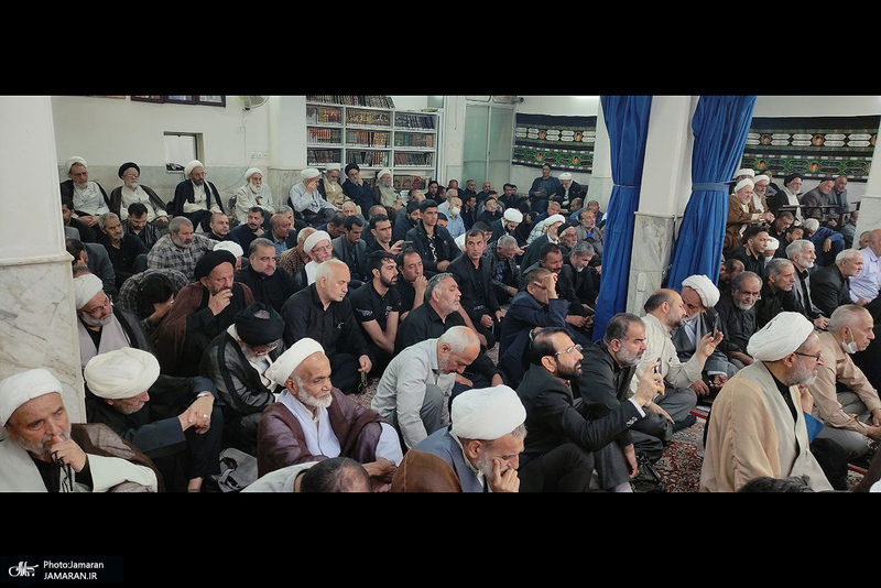 مراسم عزاداری شهادت امام صادق (ع)  در بیت آیت الله العظمی صانعی (ره)