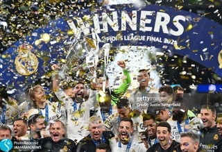 گزارش تصویری جشن قهرمانی رئال مادرید در لیگ قهرمانان اروپا