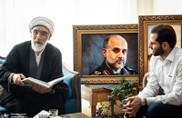 دیدار مصطفی پورمحمدی با خانواده‌ی شهید سپهبد رشید (2)