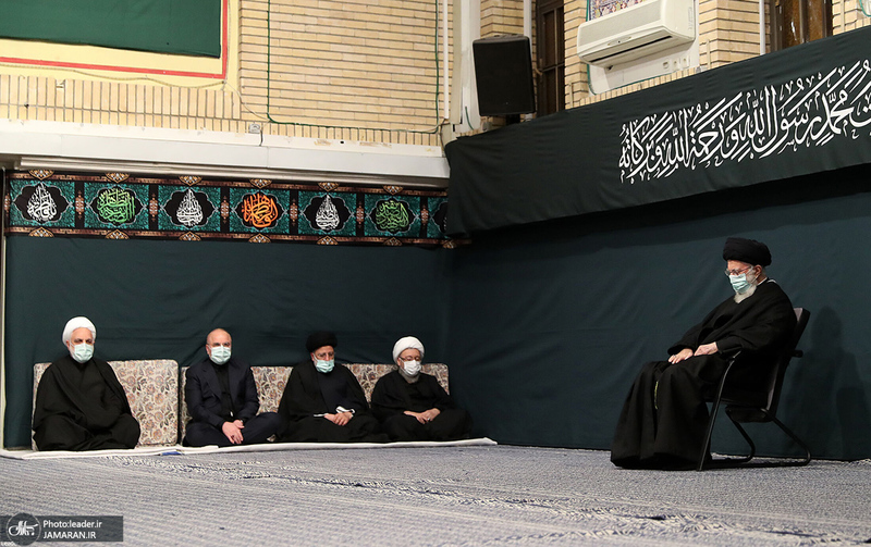 مراسم عزاداری شب شهادت حضرت ‌زهرا (س) در حسینیه امام خمینی