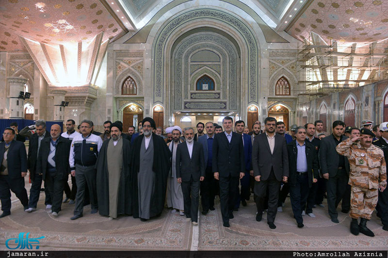 جلسه ستاد دهه فجر انقلاب اسلامی استان تهران در حرم مطهر امام 