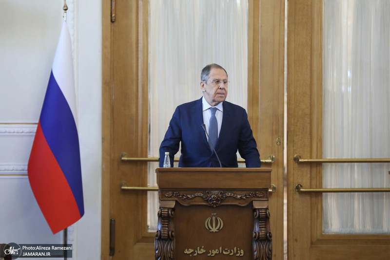 نشست خبری مشترک وزرای خارجه ایران و روسیه