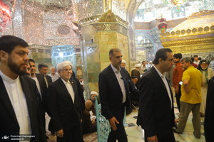 دومین روز سفر محمدرضا عارف به قم