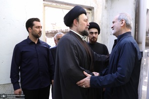 دیدار رئیس جمهوری با آیت الله سید حسن خمینی