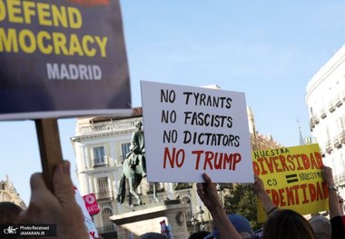 اعتراض صدها هزار آمریکایی به سیاست‌های ترامپ در سراسر آمریکا + فیلم