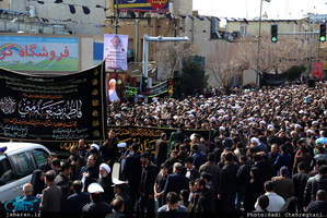 عزاداری آیت الله العظمی وحید خراسانی در سالروز شهادت حضرت فاطمه(س) 
