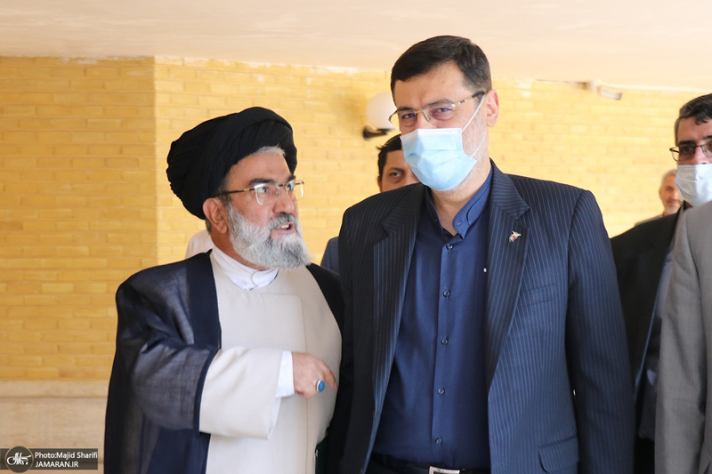 حضور معاون رئیس جمهور و رئیس بنیاد شهید و امور ایثارگران در بیت تاریخی امام در خمین