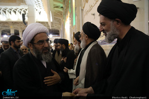 مراسم بزرگداشت حجت‌الاسلام و المسلمین سید مهدی طباطبایی(ره) در حرم مطهر حضرت معصومه(س)