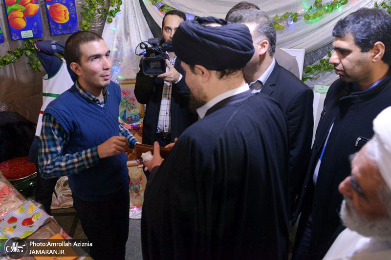 بازدید سید حسن خمینی از اولین جشنواره استانی دستاوردهای کانون های فرهنگی تربیتی شهر تهران‎