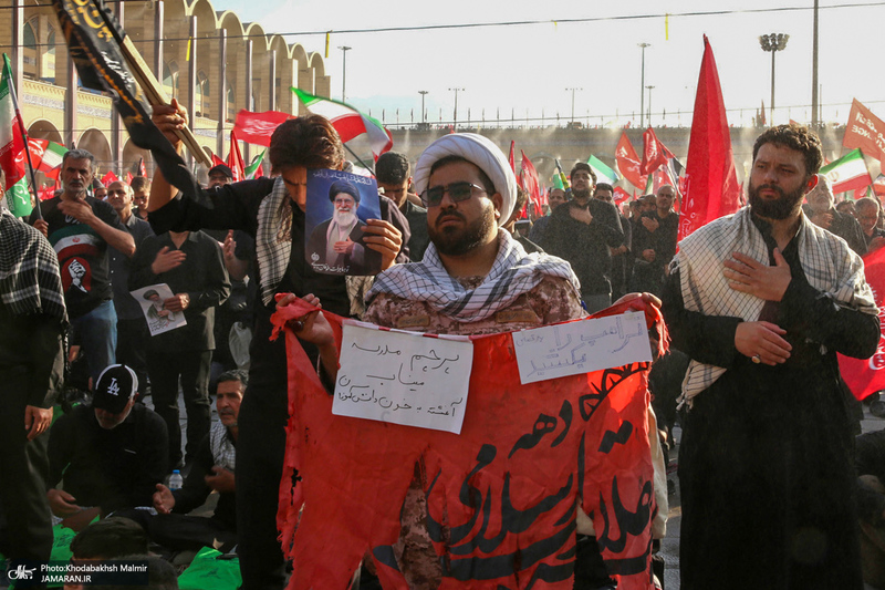 مراسم وداع با رهبر شهید انقلاب در مصلی تهران- 8