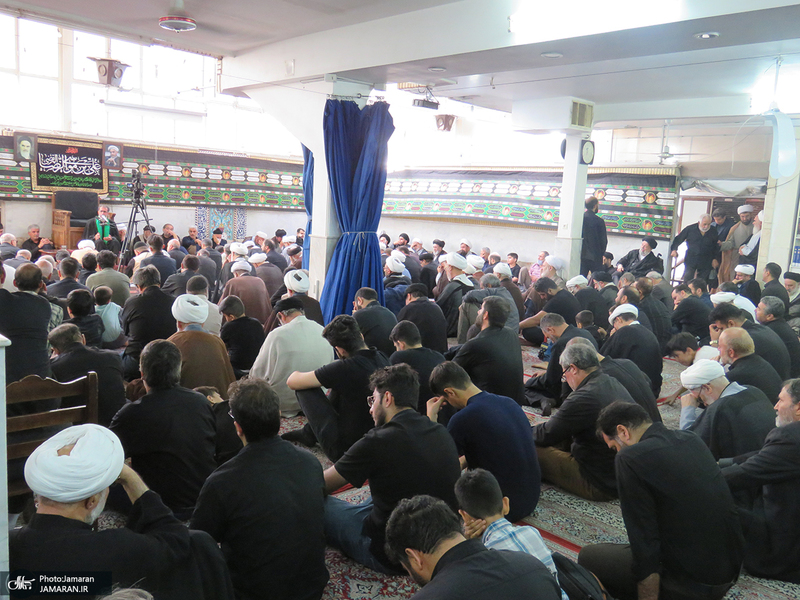 مراسم عزاداری شهادت حضرت امام رضا (ع) در بیت مرحوم آیت الله العظمی صانعی (ره)