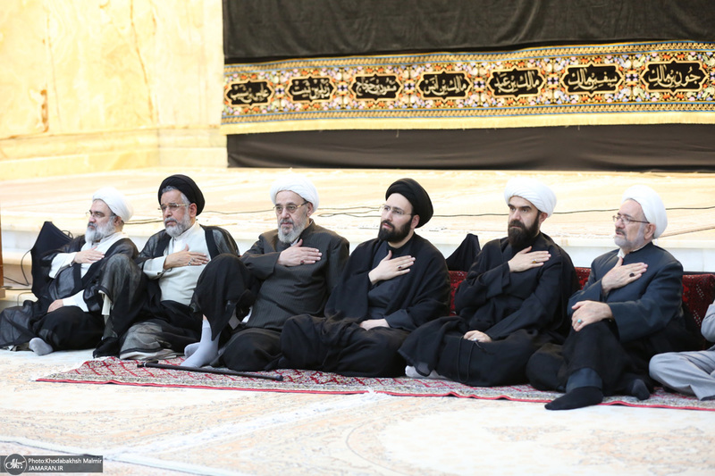 مراسم عزاداری شب عاشورای حسینی (ع) در حرم امام خمینی (س) 2