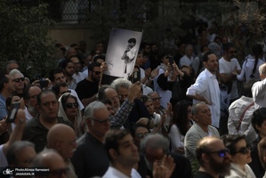 مراسم تشییع ناصر تقوایی