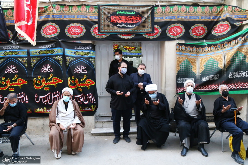 مراسم عزای روز عاشورا در بیت آیت الله العظمی فاضل لنکرانی(ره)