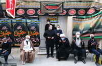 مراسم عزای روز عاشورا در بیت آیت الله العظمی فاضل لنکرانی(ره)