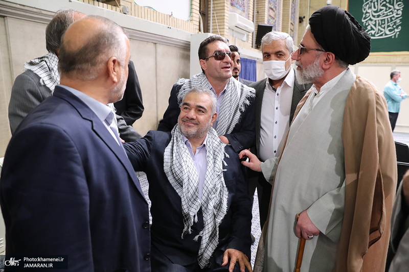 دیدار دست‌اندرکاران کنگره شهدای استان قم با رهبر معظم انقلاب