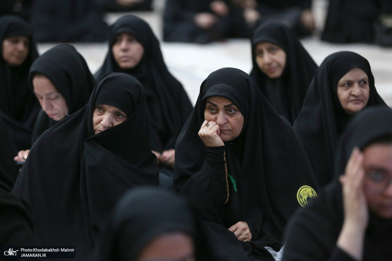 مراسم عزاداری حضرت اباعبدالله الحسین (ع) درحرم مطهر امام خمینی (س)