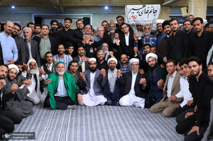 دیدار هزاران نفر از مردم سیستان و بلوچستان و خراسان جنوبی با رهبر انقلاب