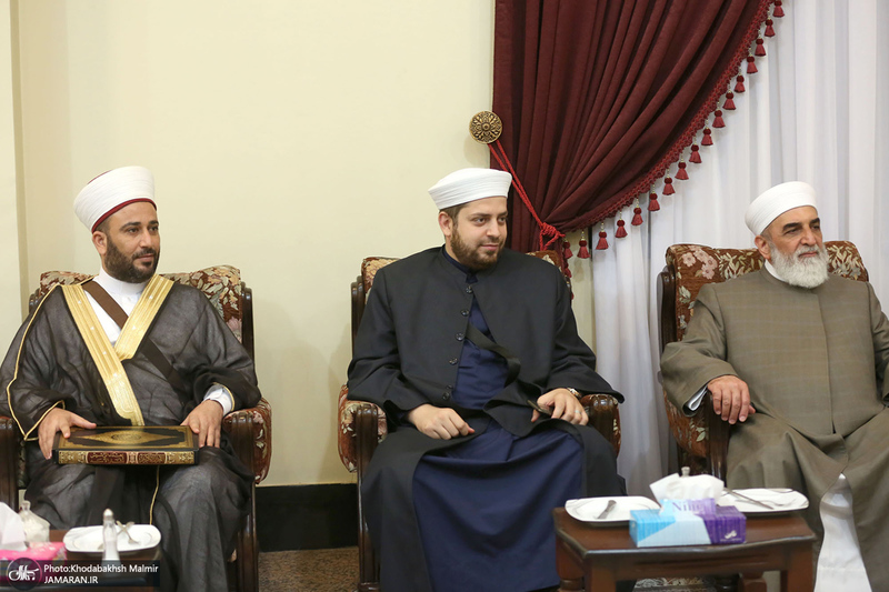 دیدارجمعی از علمای اهل سنت کشور سوریه با سید حسن خمینی