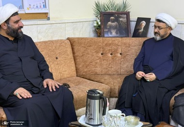 دیدار رئیس مؤسسه تنظیم و نشر آثار امام خمینی(س) با رئیس مجتمع امام خمینی نجف + تصاویر