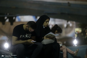 مراسم احیای شب بیست و یکم ماه رمضان در جوار حرم کریمه اهل بیت(س)