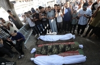 تشییع پیکر ده‌ها نفر از شهدای لقمه نان (3)