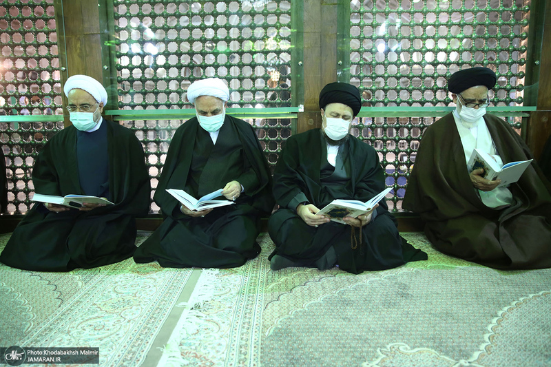 تجدید میثاق رئیس قوه قضاییه و مسئولان قضایی با آرمان‌های امام خمینی(س)