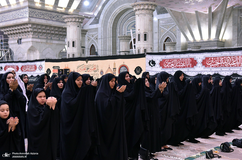 چهارمین شب عزاداری حضرت اباعبدالله الحسین (ع) در حرم امام خمینی