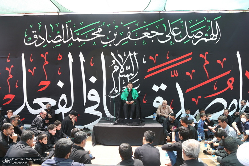 مراسم شهادت امام جعفر صادق(ع) با حضور آیت الله العظمی وحید خراسانی