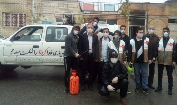 دانش آموزان جهادگر البرزی در میدان مبارزه با کرونا حاضرند