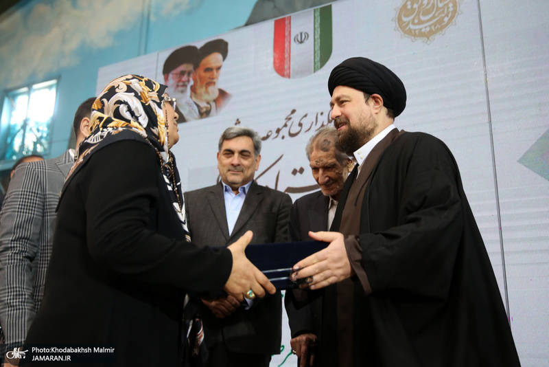 حضور سید حسن خمینی در آیین نامگذاری مجموعه ورزشی استاد کهندل