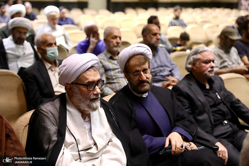 مراسم ختم همسر آيت الله راستی کاشانی