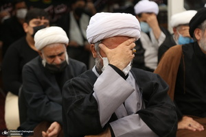 مراسم شهادت امام حسن مجتبی(ع) در بیت آیت الله العظمی فاضل لنکرانی(ره)