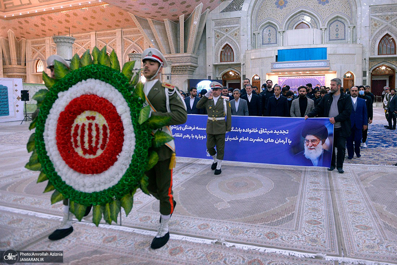 تجدید میثاق موسسه فرهنگی ورزشی ایران خودرو با آرمان های حضرت امام خمینی (س)