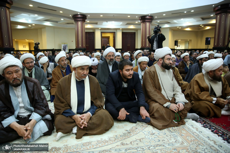 دیدار جمعی از مهاجرین افغانستانی در ایران با سید حسن خمینی