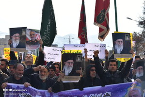 راهپیمایی مردم سراسر کشور در محکومیت ترور سردار قاسم سلیمانی 