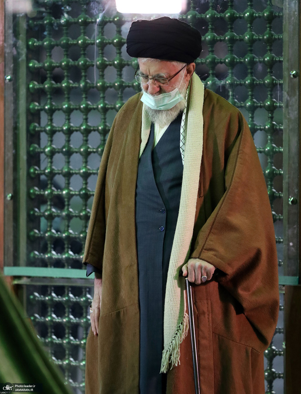 حضور رهبر معظم انقلاب در حرم مطهر حضرت امام خمینی(س)