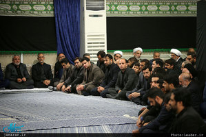 اولین شب مراسم عزاداری حضرت اباعبدالله الحسین(ع) با حضور رهبر معظم انقلاب