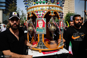 مراسم تشییع شهدای جنگ تحمیلی رژیم صهیونیستی در تهران-7