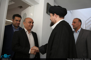 دیدار جمعی از اعضای شورای شهر مشهد با سید حسن خمینی 