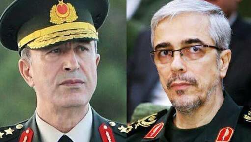 تماس تلفنی رییس ستاد ارتش ترکیه با سردار باقری درباره عفرین
